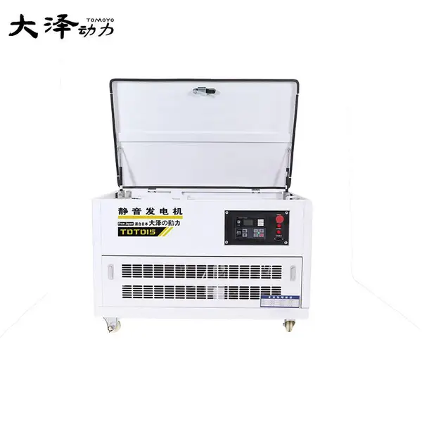 单三相兼容供电12KW静音汽油发电机详细参数