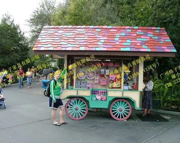 室外保温售卖亭,景区咖啡销售摊位,广场售货车,步行街餐饮花车