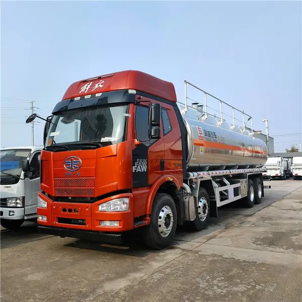 大型油罐车 加油车 运油车 解放铝合金油罐车订车优惠多多