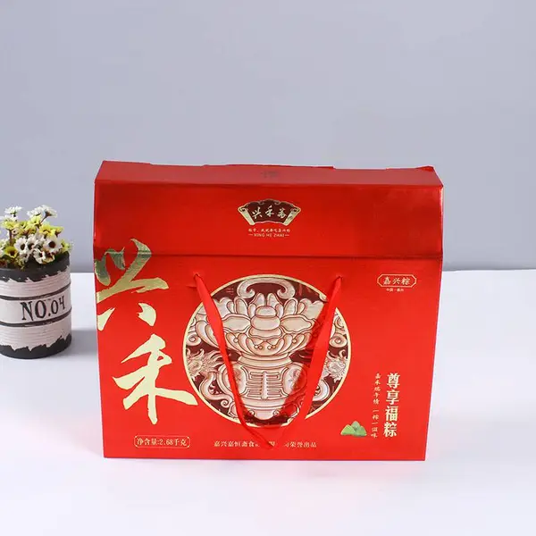 厂家定做土特产包装盒 - 食品农副产品鸡蛋礼盒 - 三层瓦楞彩盒定制LOGO - 印刷鑫富康彩印