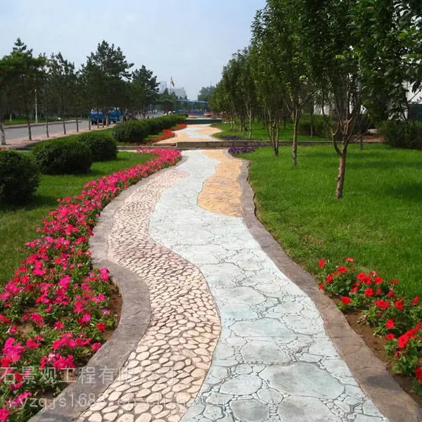 南京压模混凝土地坪 江苏压花地坪材料厂家直销