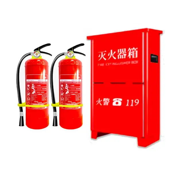 雷响 灭火器店用家用 4kg灭火器2个+灭火器箱
