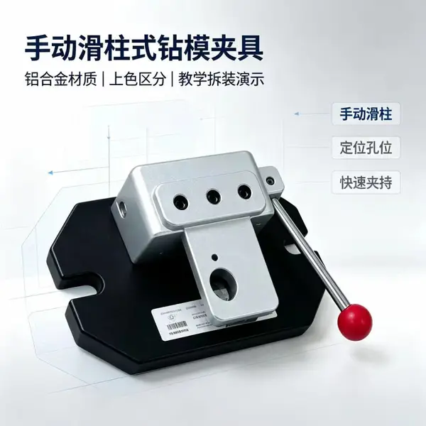 成中胜分度式钻床夹具 手动滑柱式钻模夹具 职业院校教学用