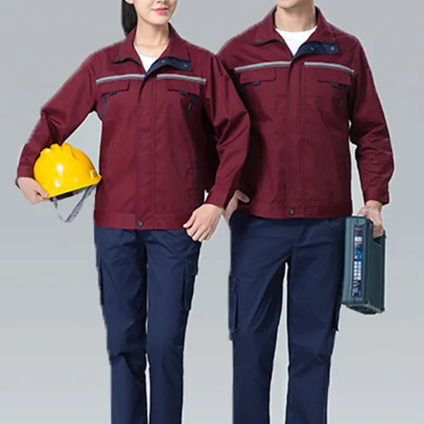 山东烟台劳保服装订做 临沂厂服生产定做厂家 伟红服饰