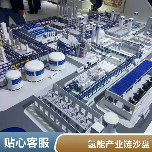 风光水火氢储一体化能源沙盘 氢能源沙盘 氢能产业链全景展示模型