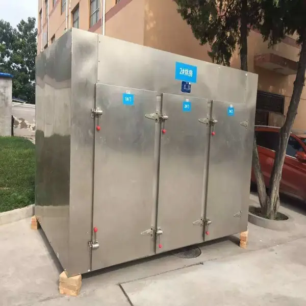 顺达二手热风循环烘箱 两门两车全不锈钢干燥箱 电汽两用