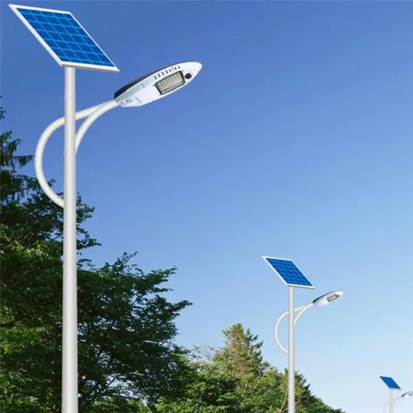 6米80瓦太阳能路灯100瓦LED路灯头 6米灯杆照明灯改造