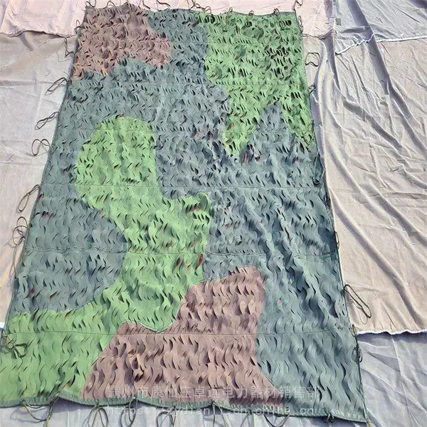 便携式全波段防雷达伪装网 防航拍光学伪装网多频段布景隐藏遮盖网