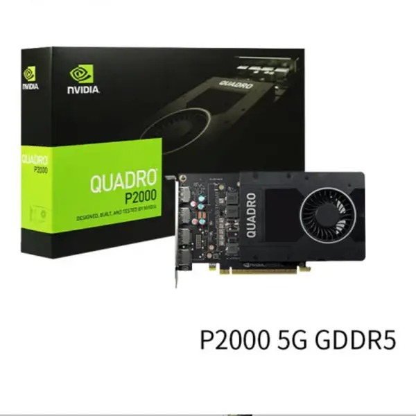 英伟达（NVIDIA） Quadro P2000 5G 3D建模渲染绘图专业图形