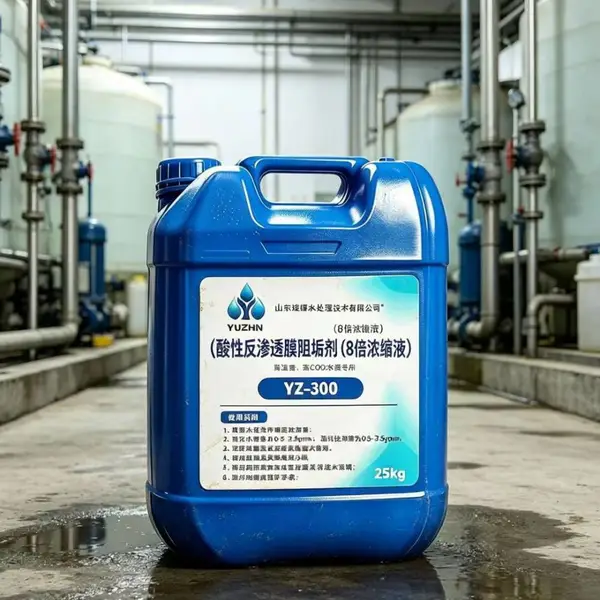 煜臻YZ-300酸性反渗透膜阻垢剂8倍浓缩液RO系统专用