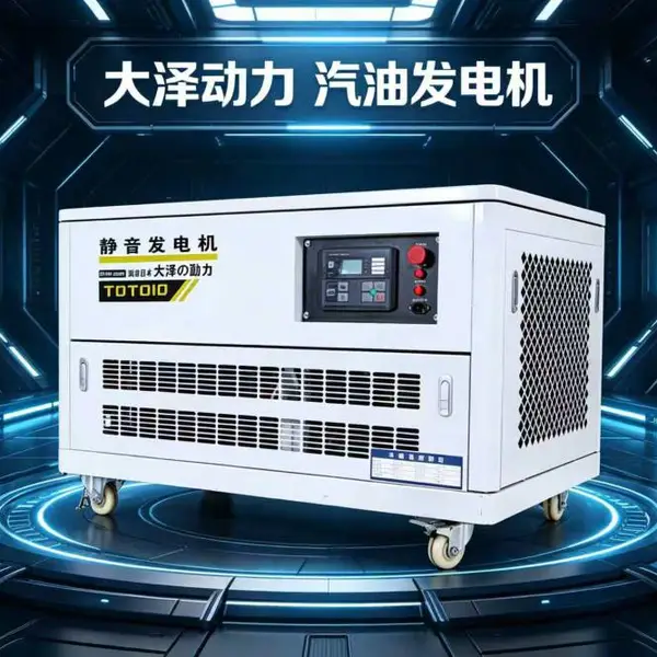 户外施工隧道供电25KW静音汽油发电机性能稳定