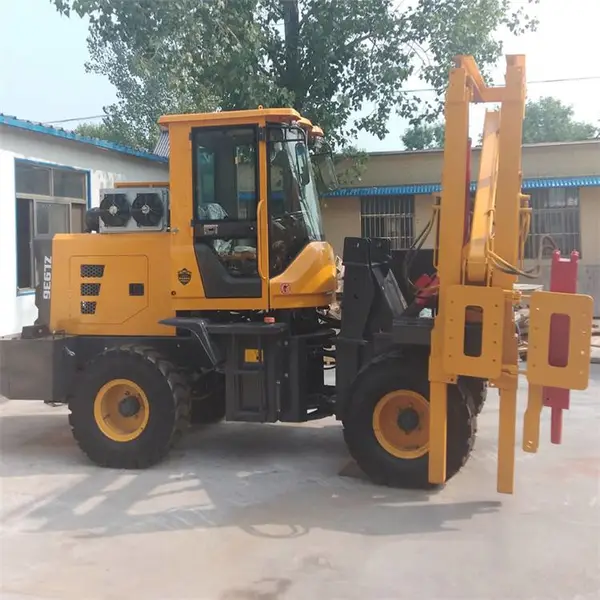 护栏打桩机 波形砸桩机 公路压桩机 马路立桩机