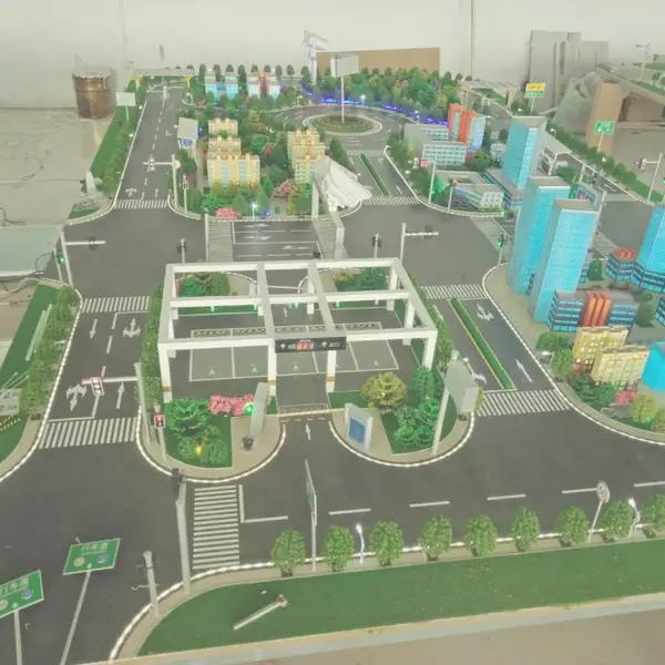 智能交通沙盘模型智能停车场沙盘模型高速公路事故场景模拟沙盘模型