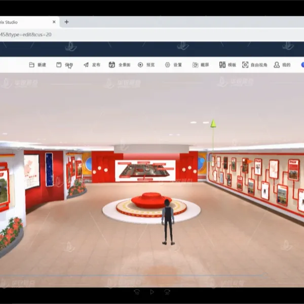 中国服饰vr数字化展览搭建商 3d云端美术展制作 深圳华锐视点