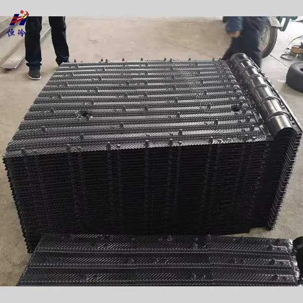 洛阳牌冷却塔填料更换拆除多钱一片_化工厂空冷器填料_河北恒冷填料厂家