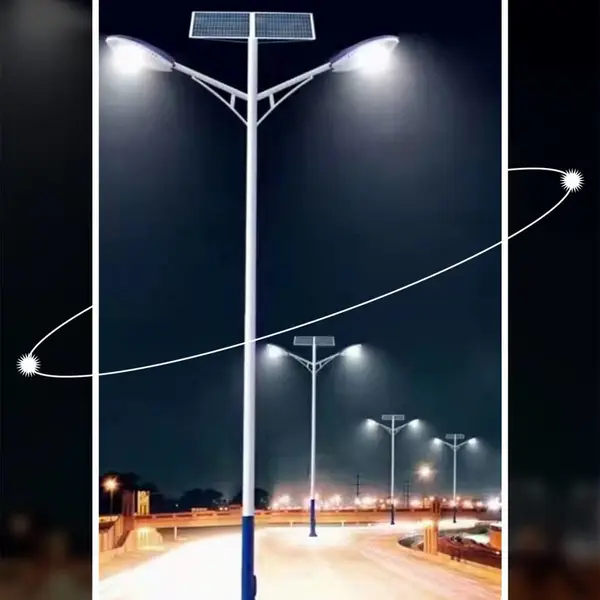 中国结太阳能路灯 新农村一体化太阳能双臂路灯 户外防水道路照明