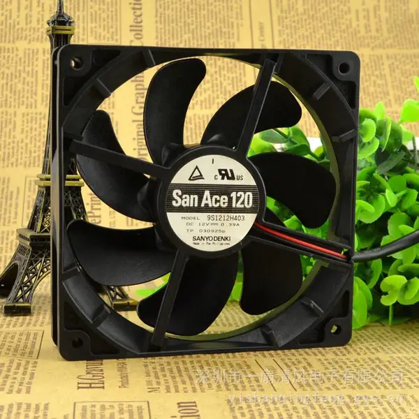 全新正品山洋SANYO 9S1212H403 12025 12V 0.39A 大风量静音风扇
