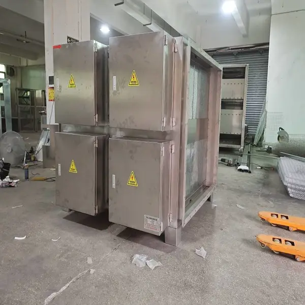 衣架包胶黑烟处理 等离子油烟净化器 油烟净化器本地厂商直供