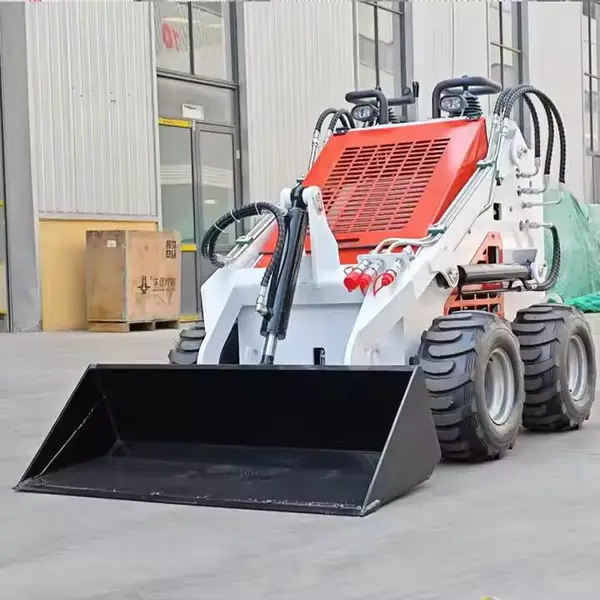 小型滑移式装载机 建筑工地多功能微型轮式履带式小铲车