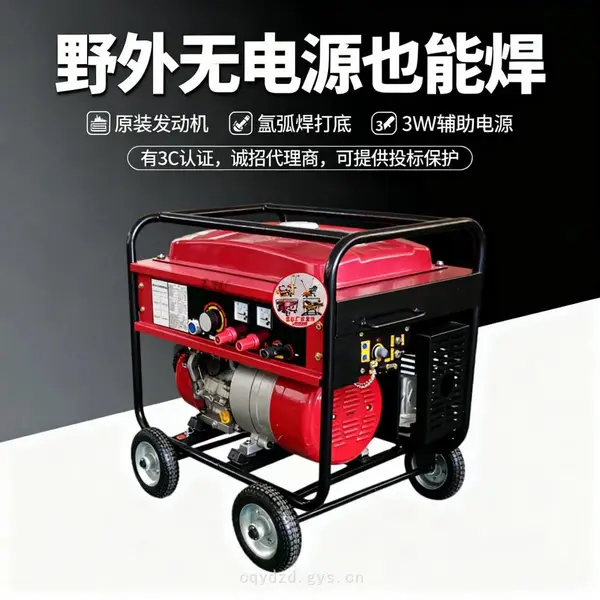 管道焊接用AXQ1-200T-1发电电焊机原装发动机有检测报告