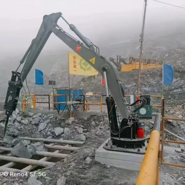 专业破碎臂供应商固定式矿用破碎臂 液压破碎锤机械臂挖机岩石破碎臂生产源头厂家