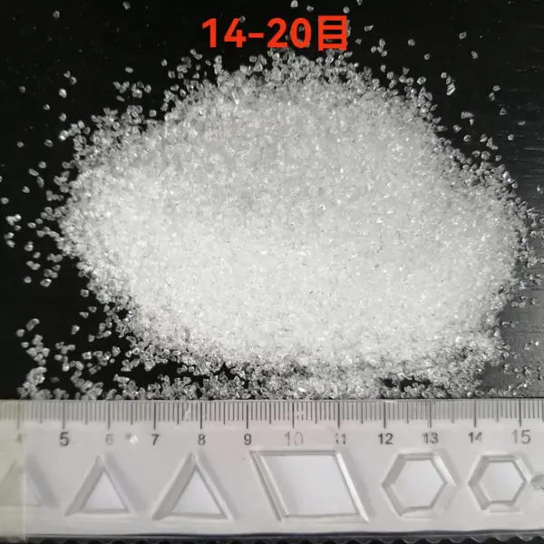 玻璃砂 游泳池水处理滤料 0.6-1.0mm 环保过滤