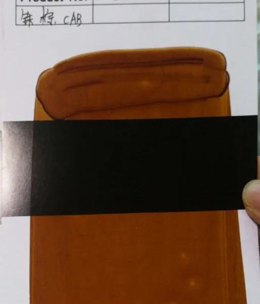 珠海市郓邦供应高透明CAB氧化铁棕色片