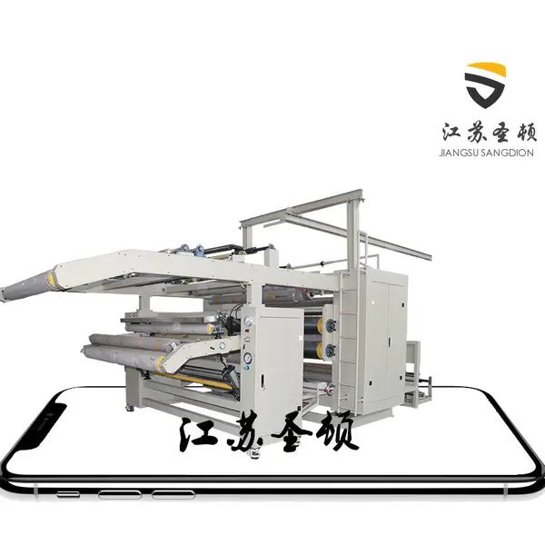 热熔胶涂布复合机 毛绒无纺布复合机 防护服面料复合机 SD-H2600 无纺布覆膜机