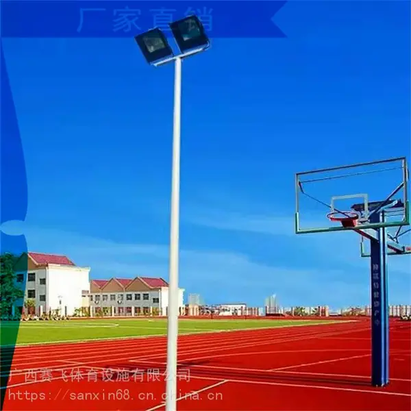 防城港港口室外灯具灯杆|球场照明灯杆