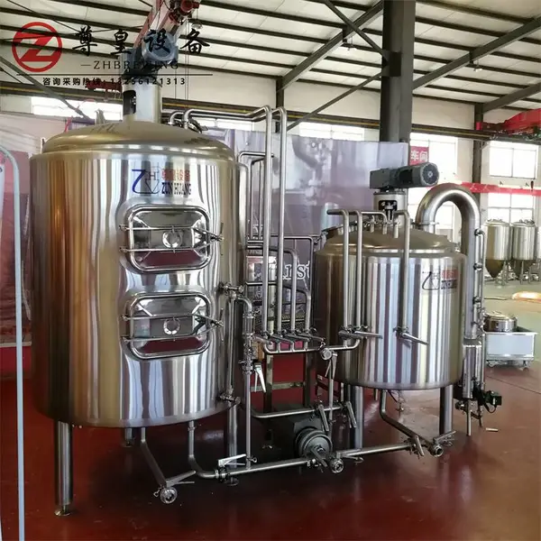山东尊皇啤酒设备ZH-500L啤酒发酵罐不锈钢、