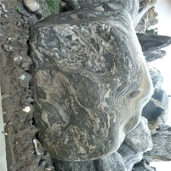 太湖石 大型黄蜡石 嵩山青色景观石基地 河南郑州荣茂石业