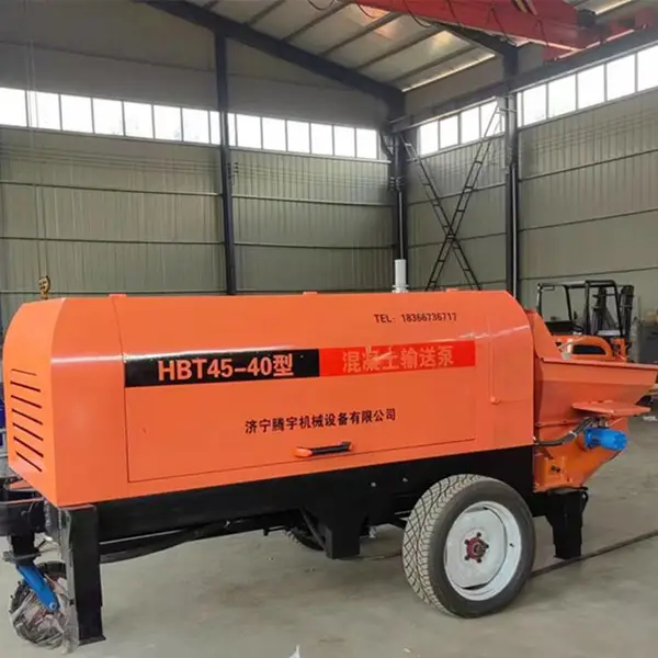 细石砂浆输送泵 40型50型混凝土输送泵 二次构造液压输送泵