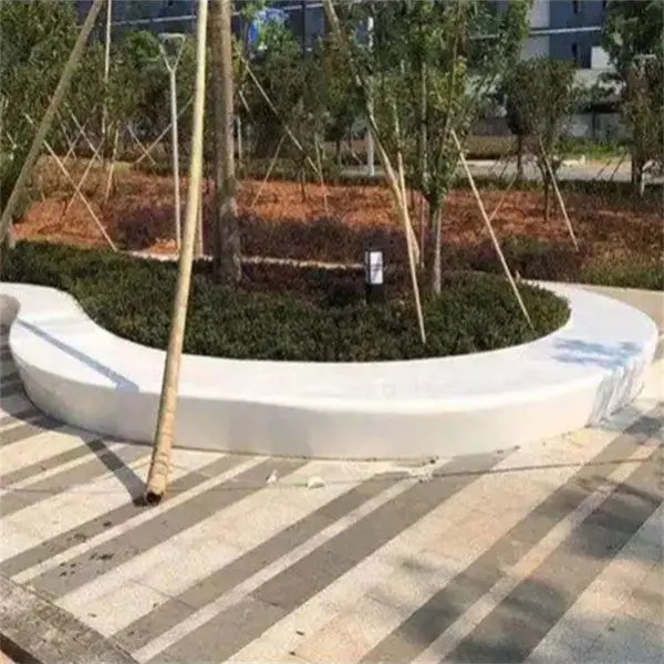 公园真石丽泰科石施工全流程 基础处理批筑成型与表面硬化