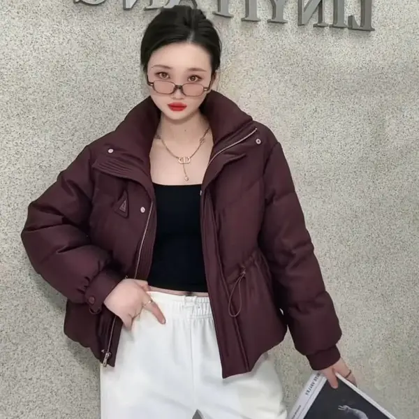 雨贝尔羽绒服尾货批发短款长款女装货源整份打包批发供应