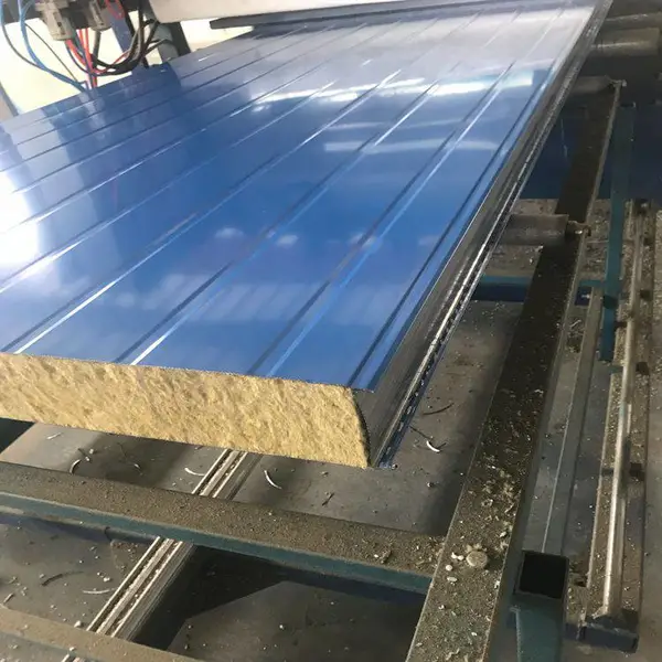 1150型岩棉夹芯板 不锈钢岩棉夹芯板 南通博润供应机制岩棉净化板