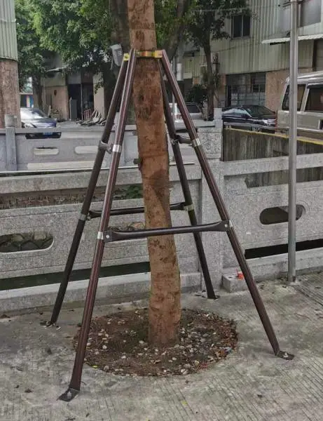道路绿化带树木支撑架小区树苗固定架紧固器厂家批发