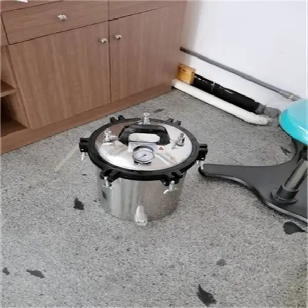 压力蒸汽消毒锅手提式高温高压灭菌锅小型立式自动灭菌器
