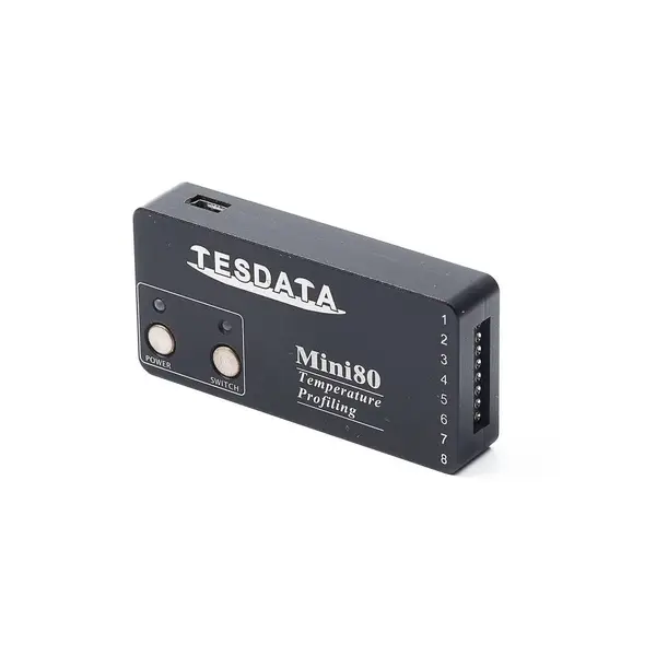 TESDATA MINI80智能型八通道回流焊波峰焊炉温测试仪 炉温跟踪仪