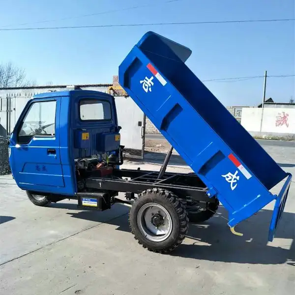 农用柴油三轮车 后卸式翻斗车 四轮运输碰碰车 志成机械