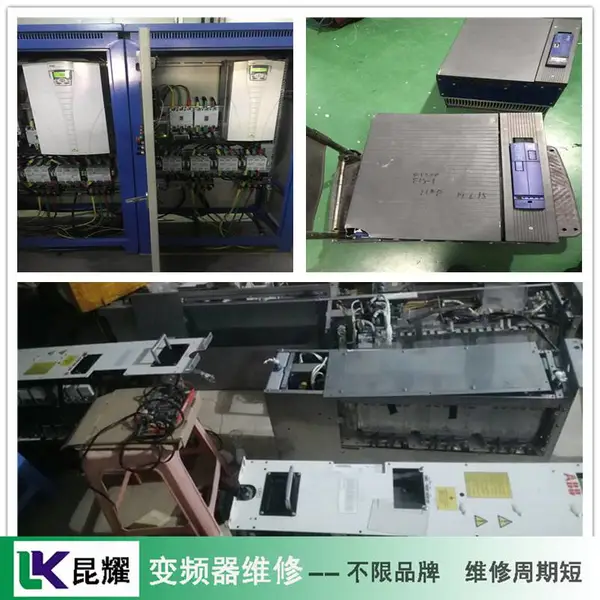 松下变频器维修保养 修理变频被雷击了 驱动板炸了
