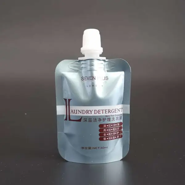 500ml酒精洗手液乳白吸嘴袋500ml消毒洗衣液日化用品分装包装袋