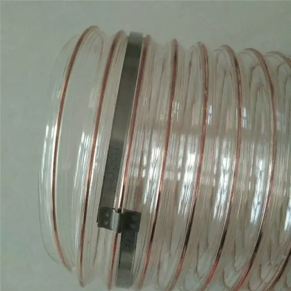 波纹管真空水管 聚氨酯伸缩风管 PU钢丝软管 SHLONTUB