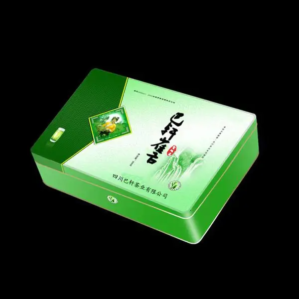 雀舌绿茶铁盒 马口铁天地盖礼品盒