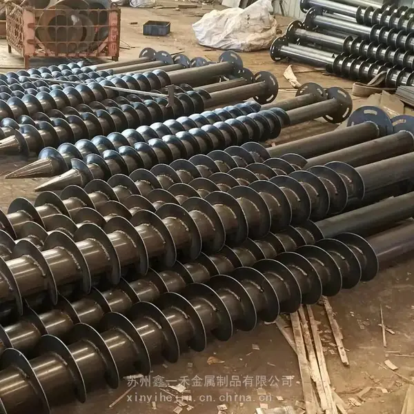 太阳能工程热镀锌螺旋蛟龙地桩混凝土预埋地锚光伏支架
