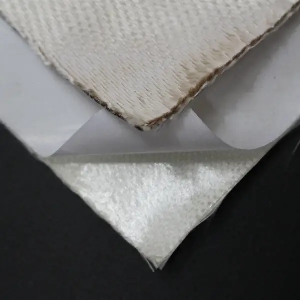 二氧化硅护毯阻燃不干胶耐高温背胶高硅氧布