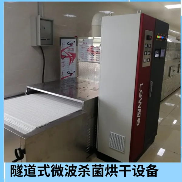 沃斯特生产绿茶光波固 金银花连翘微波杀青线 茶叶杀青设备