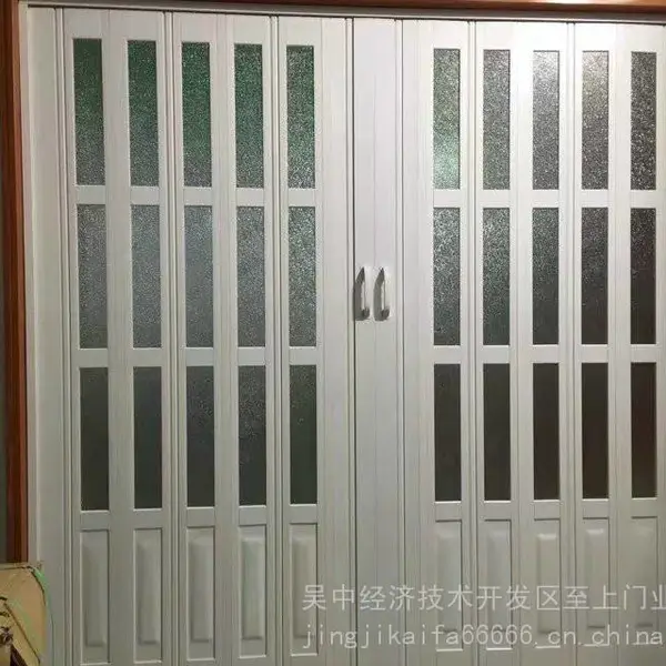 长春折叠门PVC推拉门定制 吉林PVC折叠门塑料折叠门销售