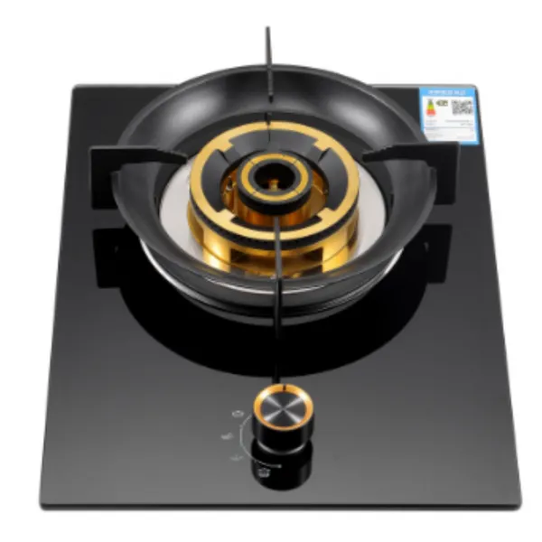 焰博士 6972 燃气灶 430 全黑玻璃面板 5.2KW 高效能