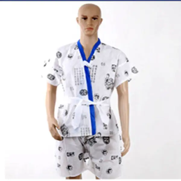 一次性酒店桑拿服 无纺布一次性桑拿服 卫生透气一次性浴服汗蒸服