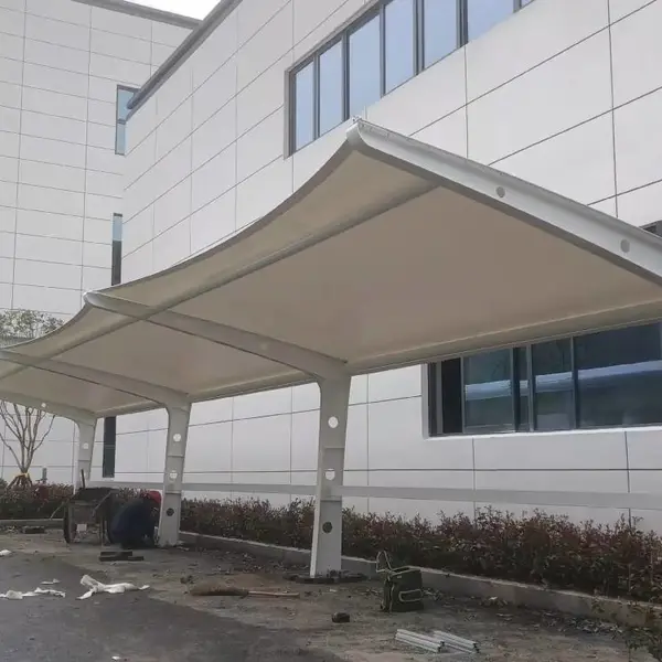 孝感市膜结构自行车棚厂家